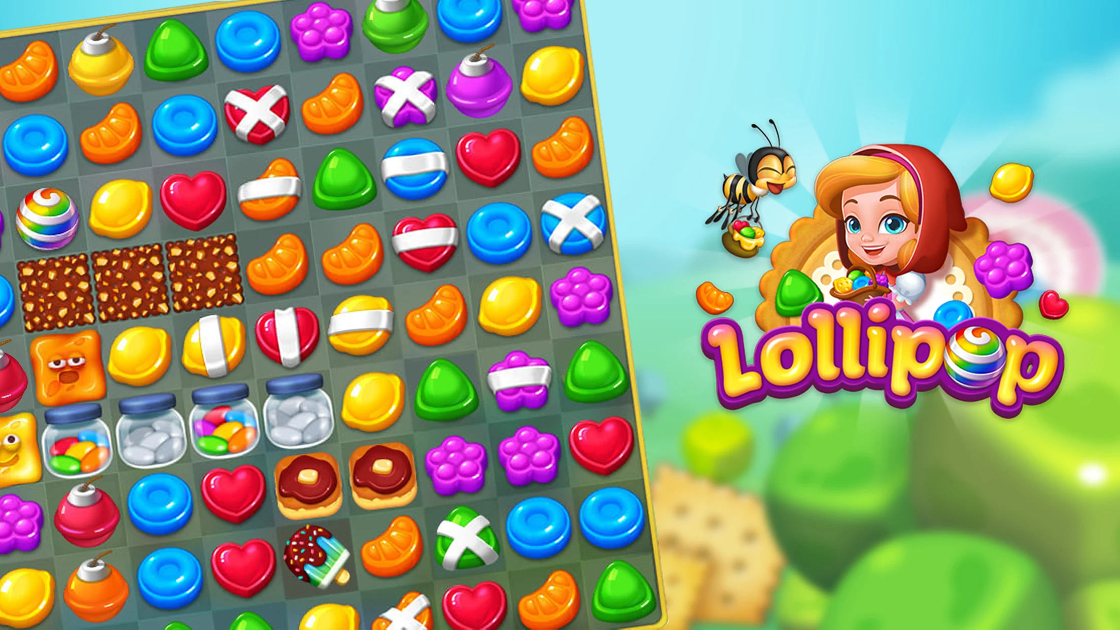 Lollipop: Sweet Taste Match 3 screenshot